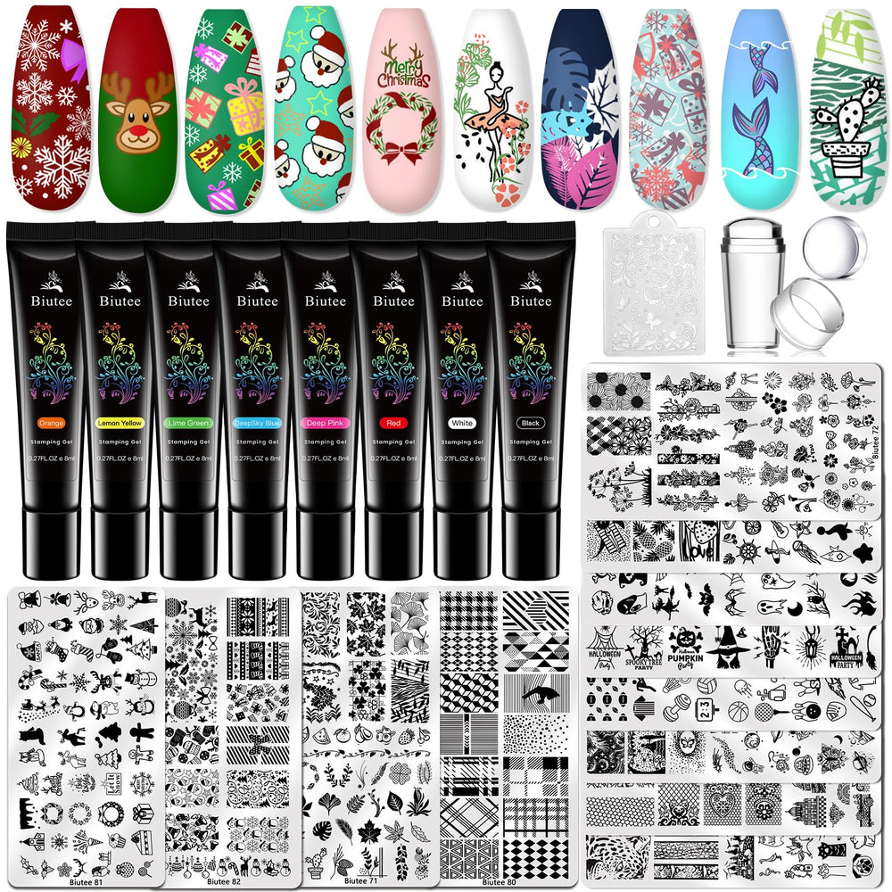 Biutee nail stamping kit box ready for DIY manicures and creativity