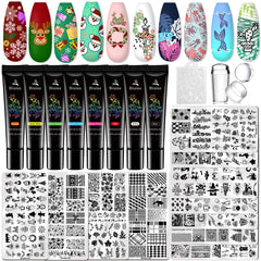Biutee nail stamping kit box ready for DIY manicures and creativity