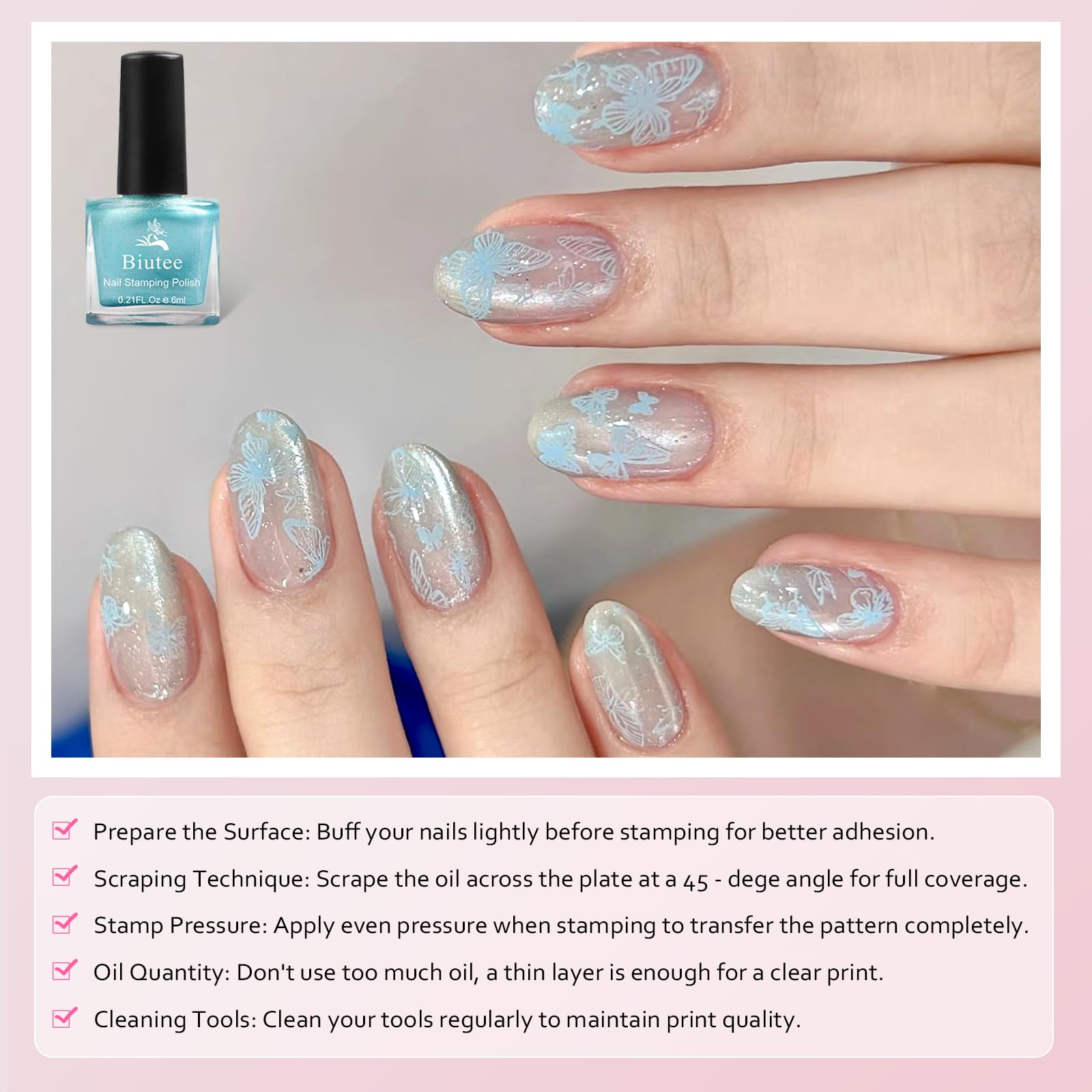 Biutee stamping-polish plates compatibility with various patterns