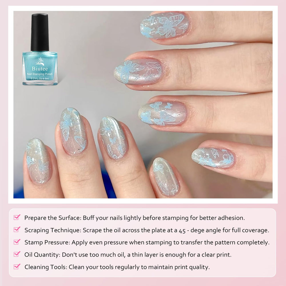 Biutee stamping-polish plates compatibility with various patterns