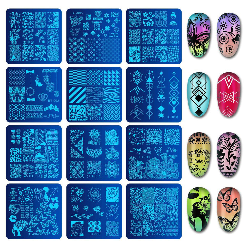 Biutee nail stamping scraper helps clean and prep plates