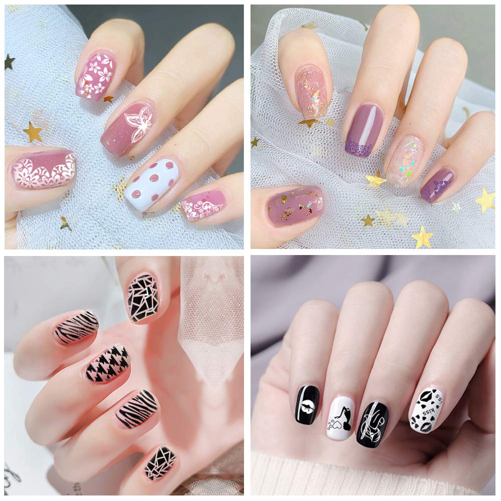 Biutee nail stamping stamper enables easy design transfer