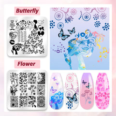 Biutee stamper and scraper kit enables precise transfers for clean nail designs