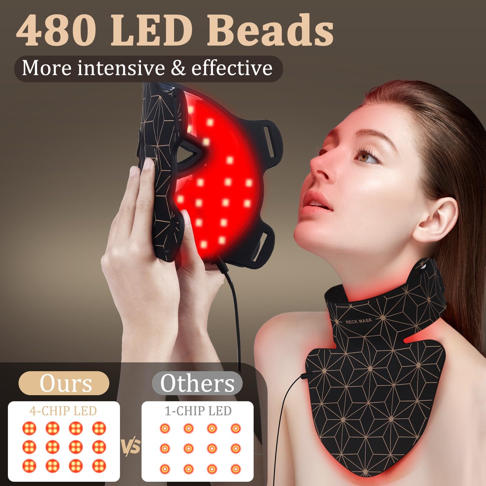 Biuufish 480-led beads panel showing deep repair capability.