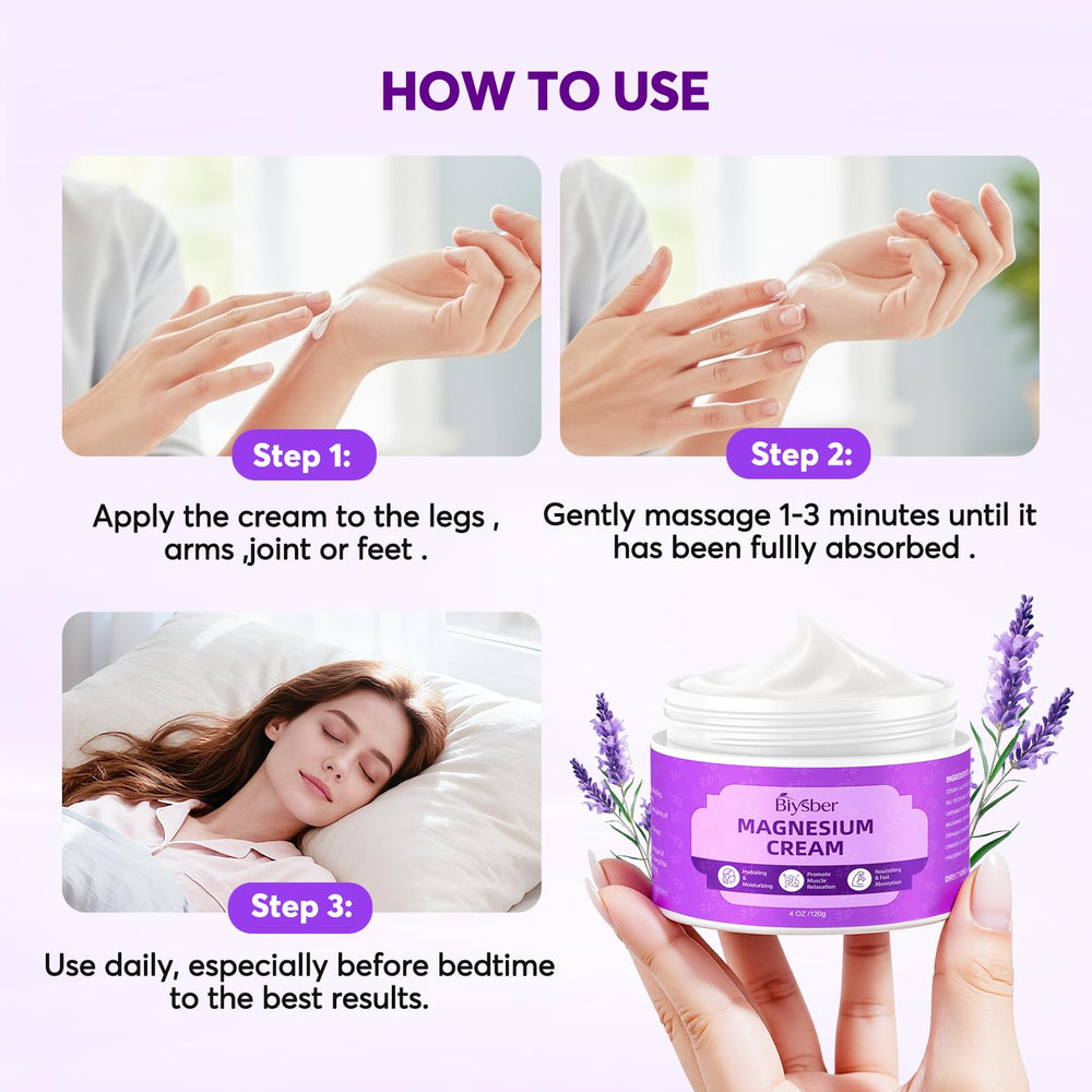 BIYSBER leg and arm application demonstrates versatile topical care across body areas