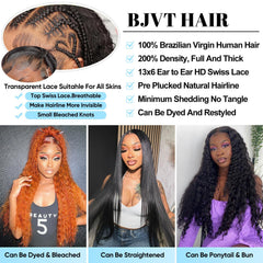BJVT 13x6 deep wave pattern demonstrates natural bounce and texture.