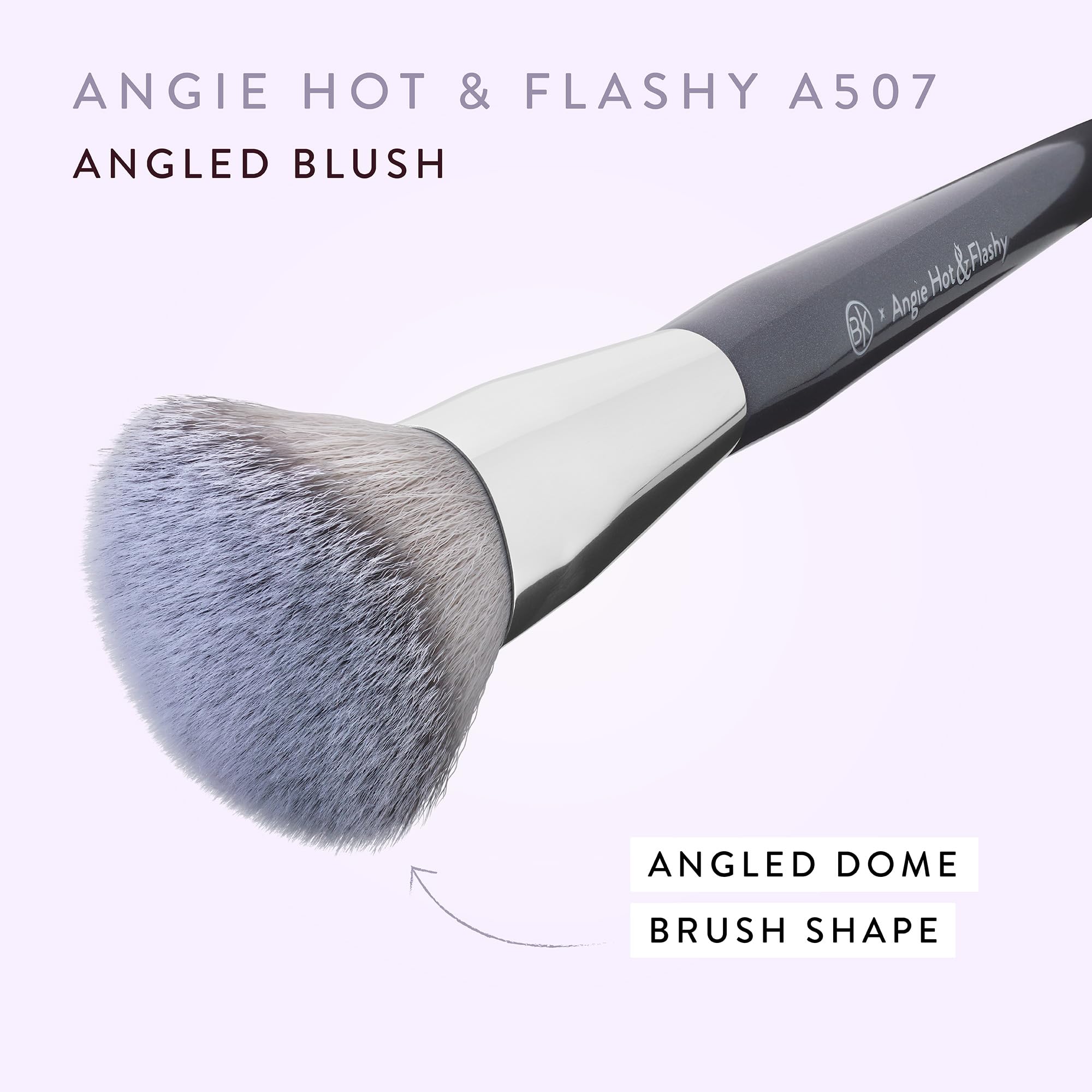 BK Beauty Angie A507 angled brush contour precision for sculpted profile