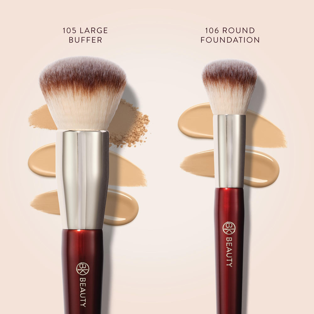 BK BEAUTY bristle-detail closeup demonstrates durable, high-quality synthetic fibers