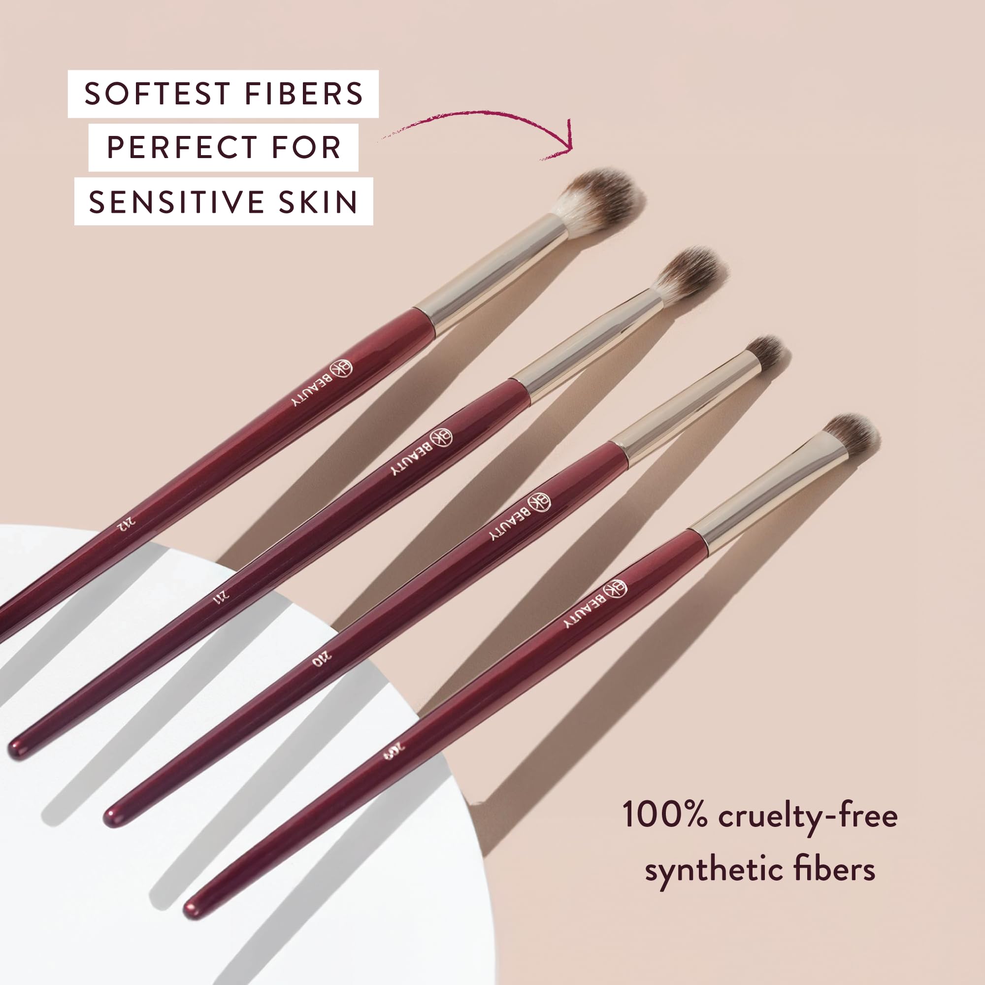 BK BEAUTY CORE LINE EYE SET packaging and portability highlight a pro-grade tool kit.