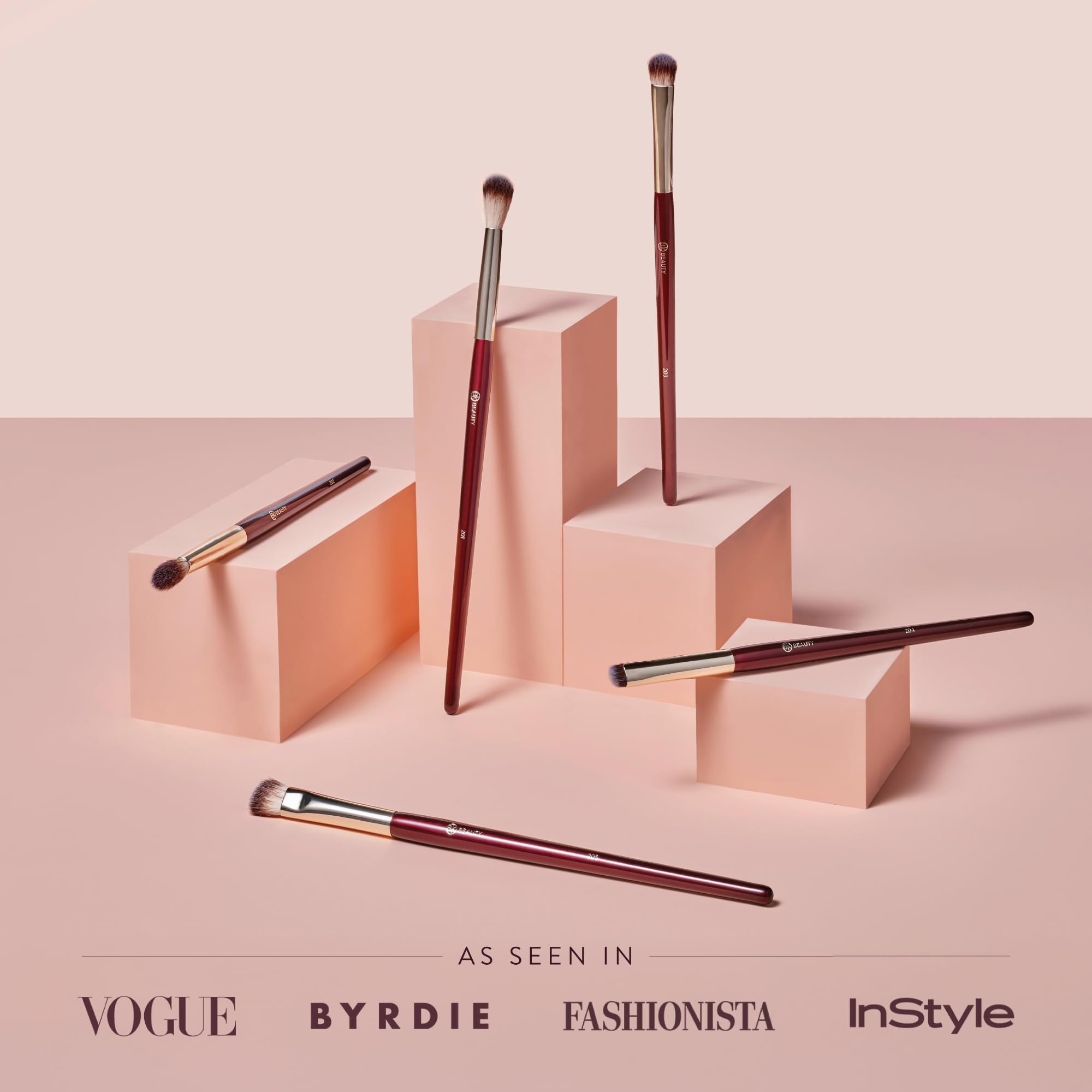BK BEAUTY Essentials Brush Set 202 Defined Crease for precise crease definition