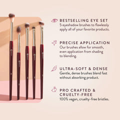 BK BEAUTY Essentials Brush Set 203 Shader packs color with impact
