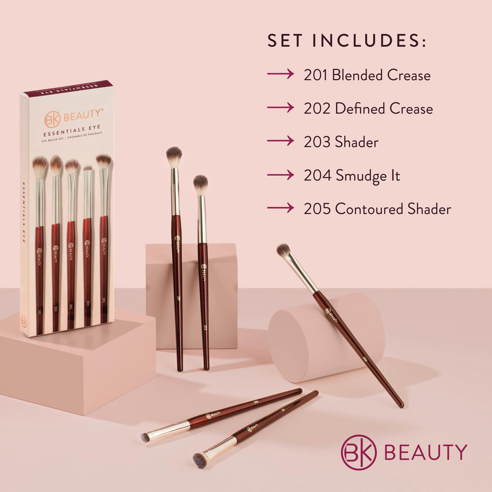 BK BEAUTY Essentials Brush Set 204 Smudge It for smoky lash-line effects