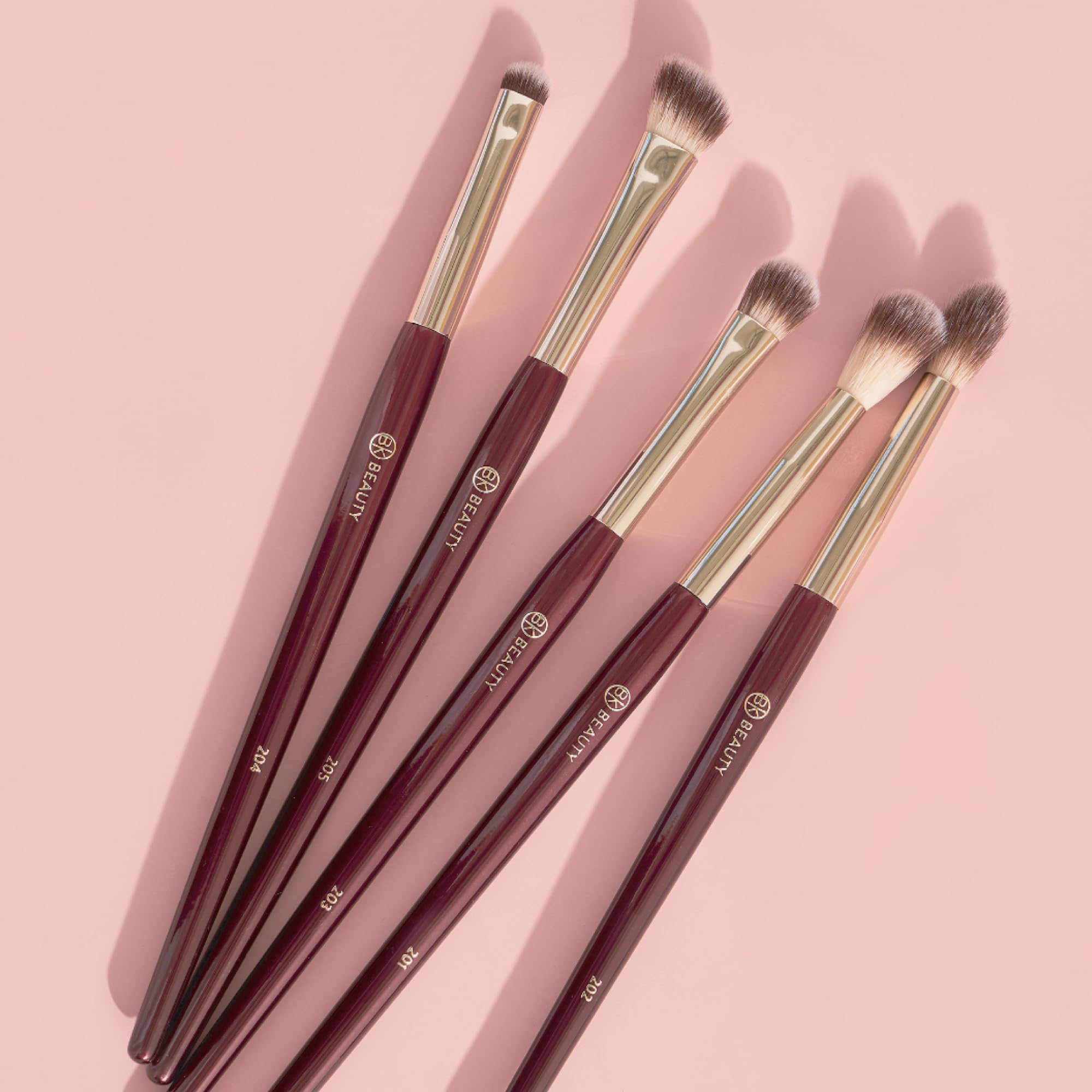 BK BEAUTY Essentials Brush Set close-up ultra-soft bristles