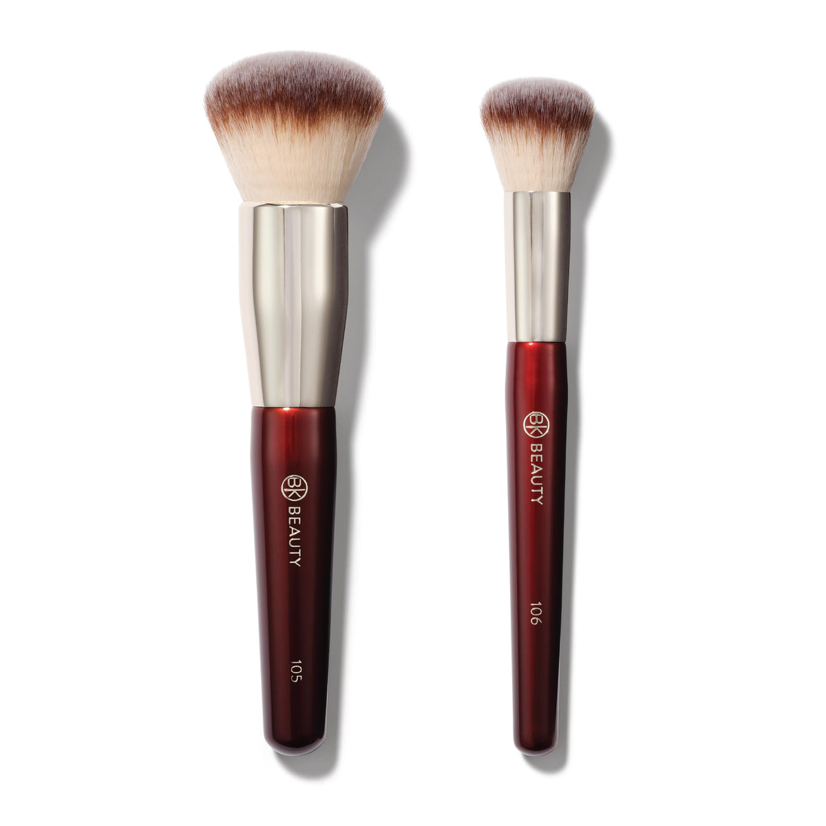 BK BEAUTY Large Buffer 105 closeup for smooth powder buffing and seamless finish