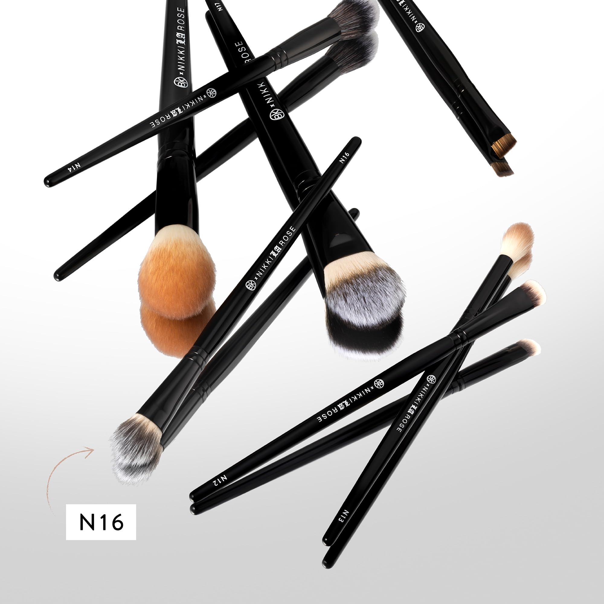 BK BEAUTY Nikki La Rose N16 Pro Concealer Brush Pro Artist Series detailing tool