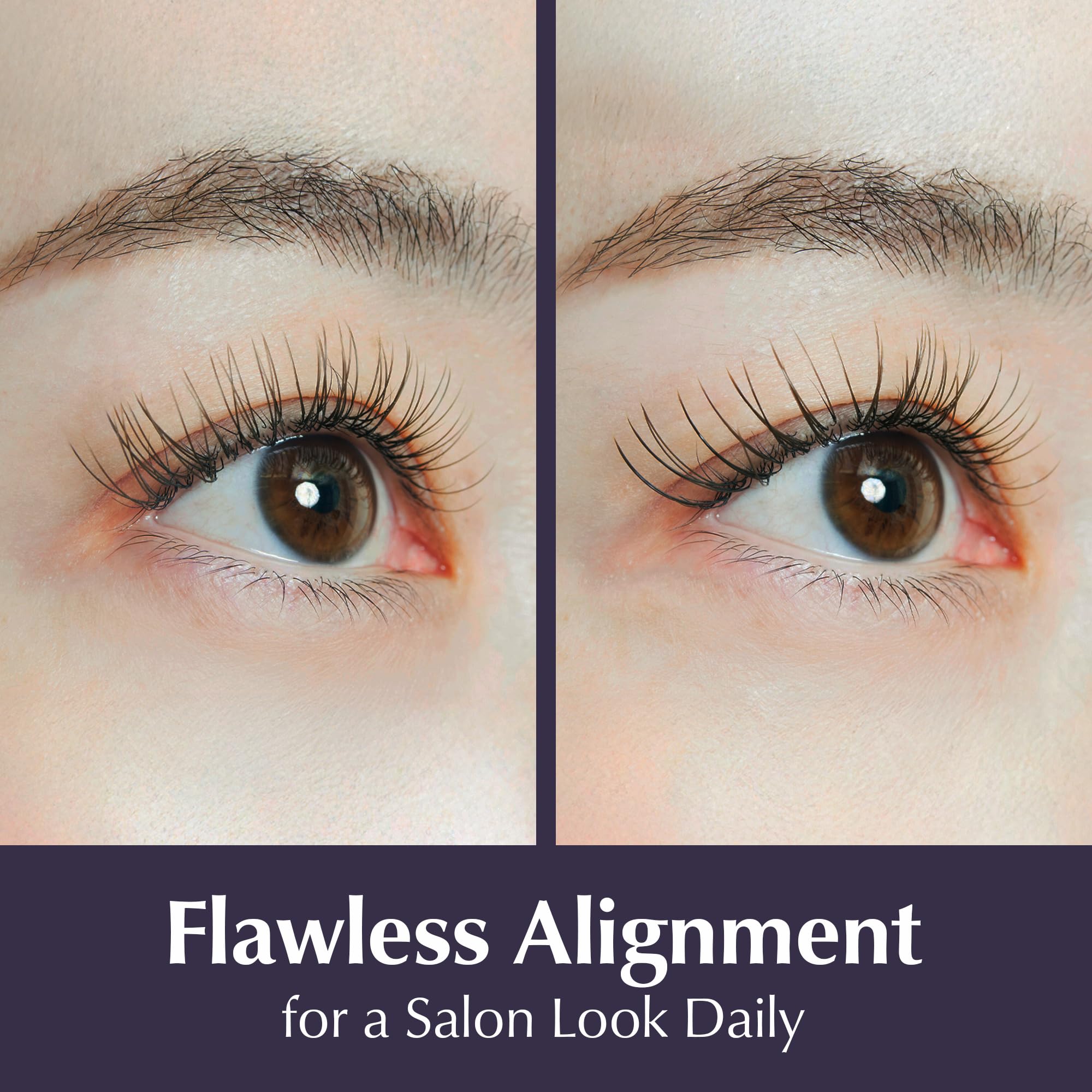 BL BL Flawless lash alignment image demonstrates neat, defined lashes all day.