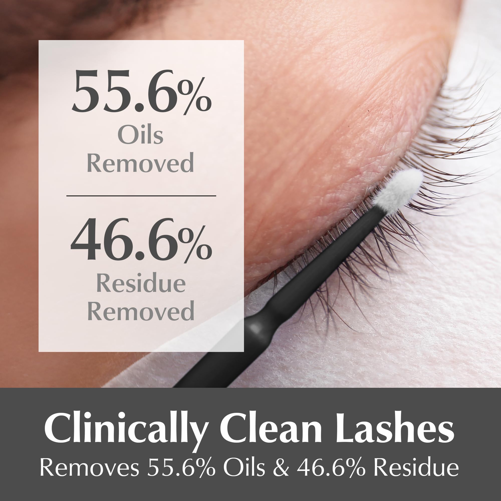 BL Lashes Primer lashes after cleaning highlights residue-free base and better grip