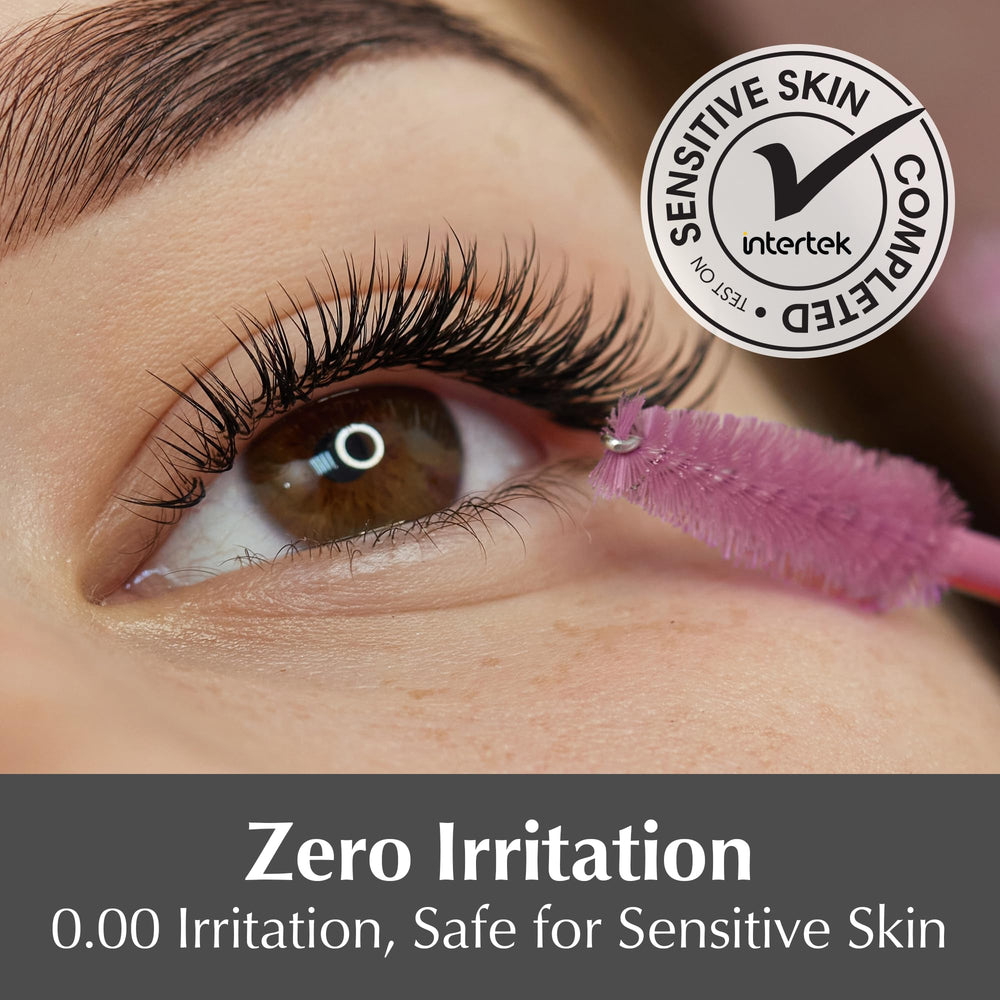 BL Lashes Primer sensitive skin tester indicates minimal irritation for sensitive clients