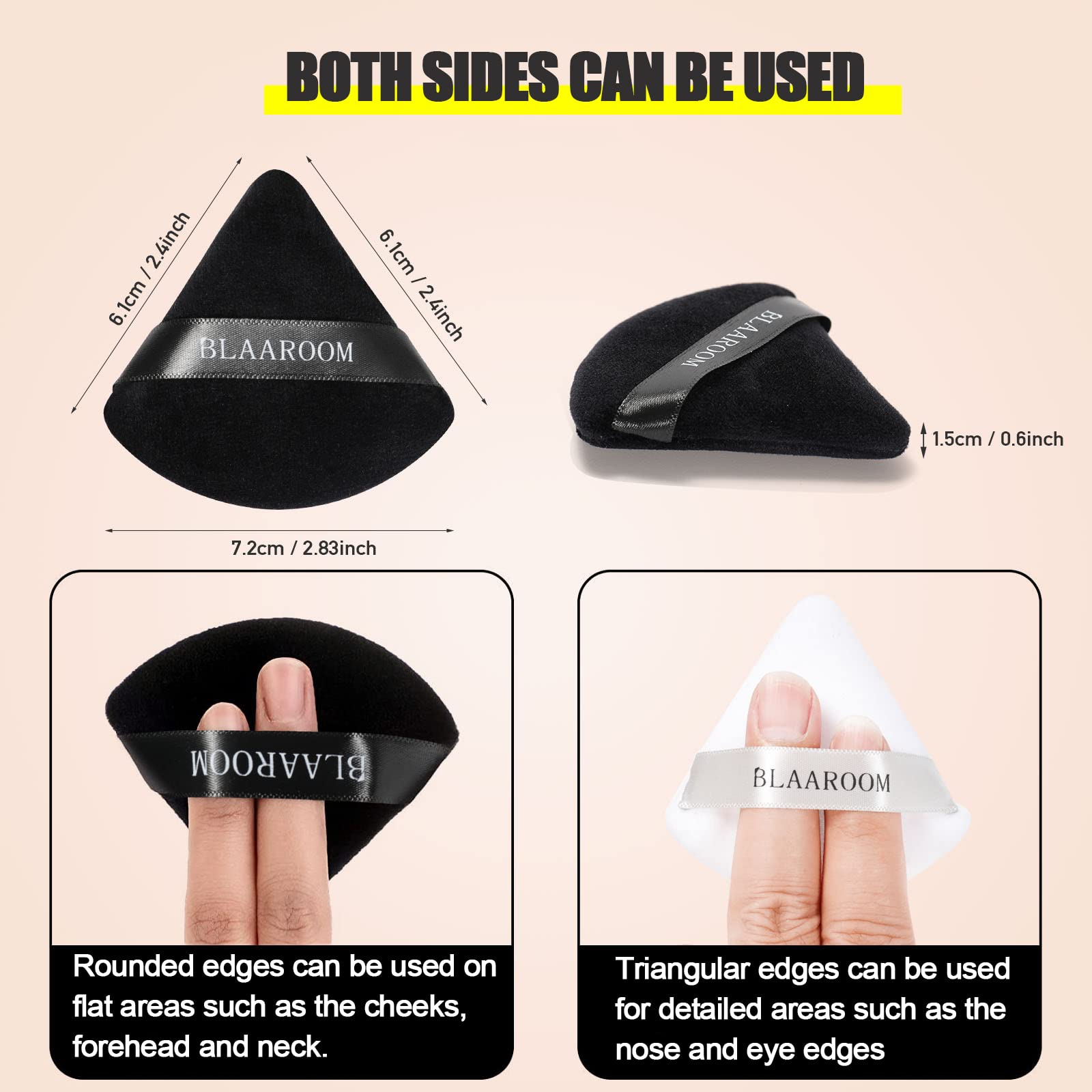 BLAAROOM puff with strap enables secure hand-held control.