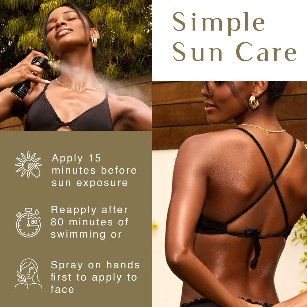 Black Girl Sunscreen Make It Glow demonstrates water resistance for active days