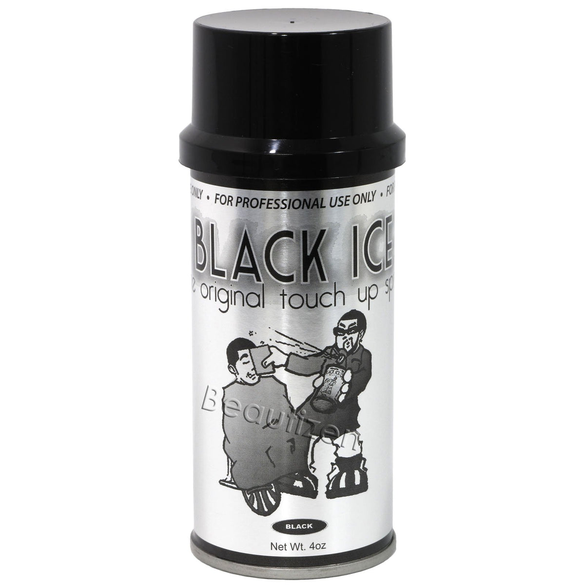Black Ice Original Touch Up Spray 4oz bottle sharpens lines and blends tones