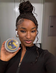 Applying Black Panther edge-control to edges for a smooth, flake-free finish