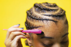 Black Panther Strong edge control on edges delivering smooth, frizz-free look