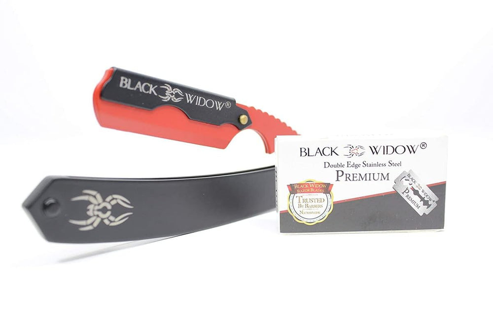 BLACK WIDOW close-up shows clean edge for precise beard shaping.