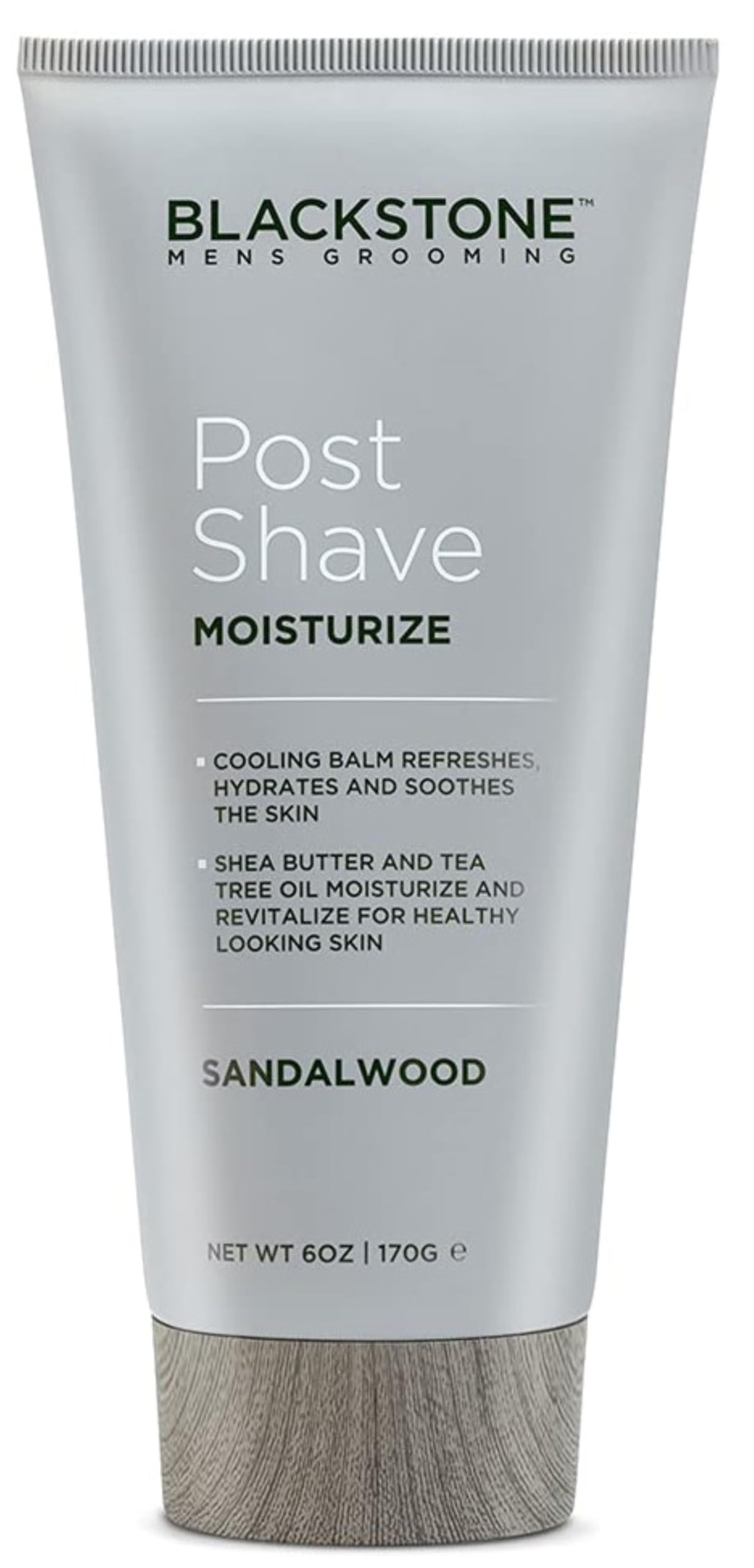 Blackstone post shave moisturizer jar closeup highlighting cooling hydration after shaving