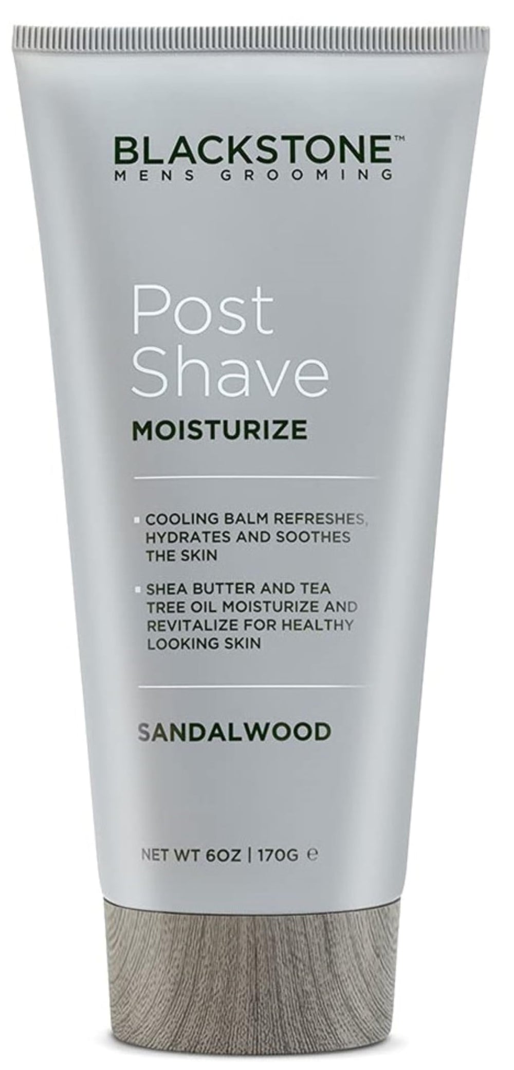 Blackstone post shave moisturizer jar closeup highlighting cooling hydration after shaving