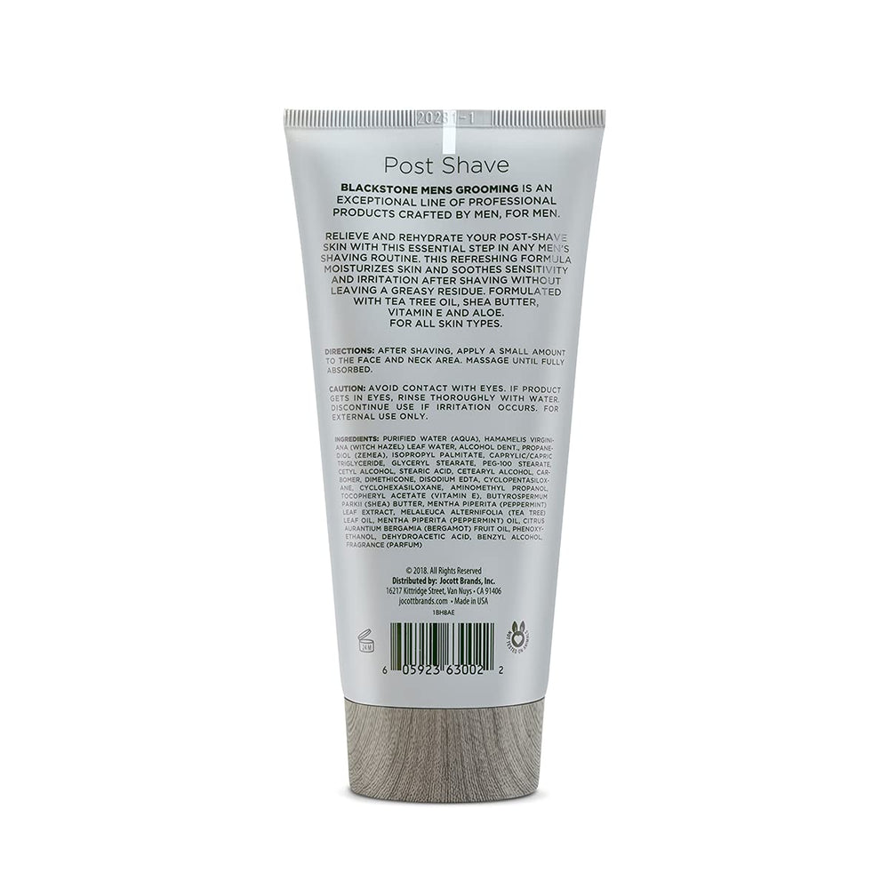 Blackstone tea tree oil detail showcasing refreshing, skin-soothing ingredient