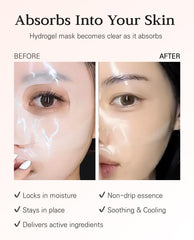 BLANC DUBU Nuborn hydrogel mask serum saturation suggests deep hydration potential