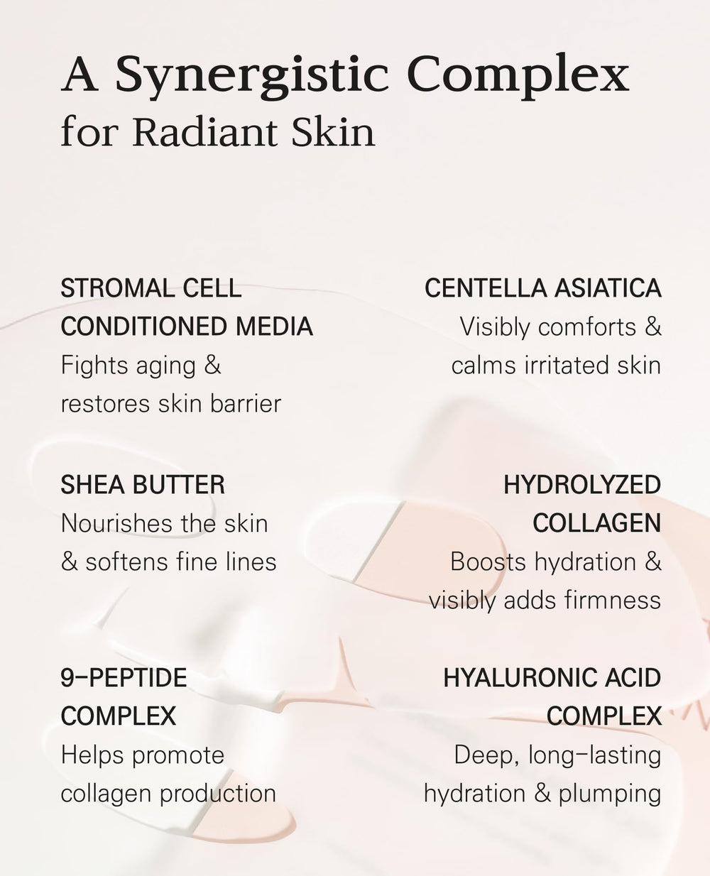 BLANC DUBU Nuborn hydrogel mask texture detail emphasizes comfortable snug fit