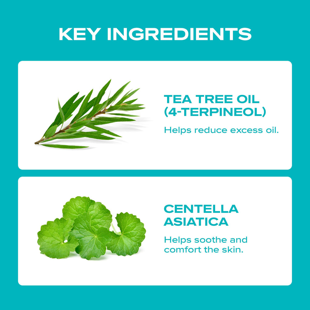 BLANC NATURE Magic Tea Tree Oil label and box highlighting oil balance.