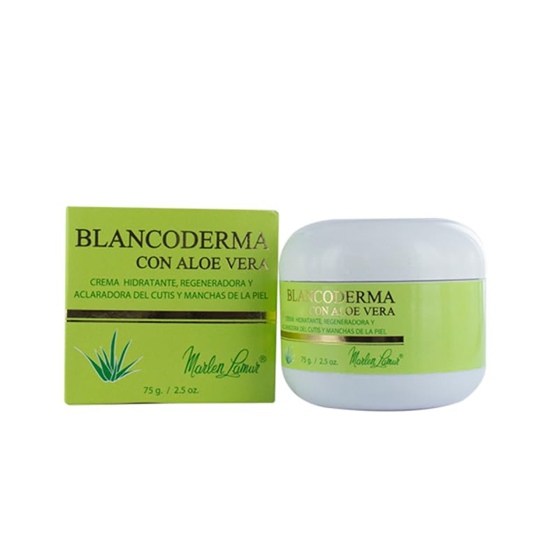 Blancoderma Aloe Vera Cream 75g bottle close-up highlighting hydration and soothing daily care