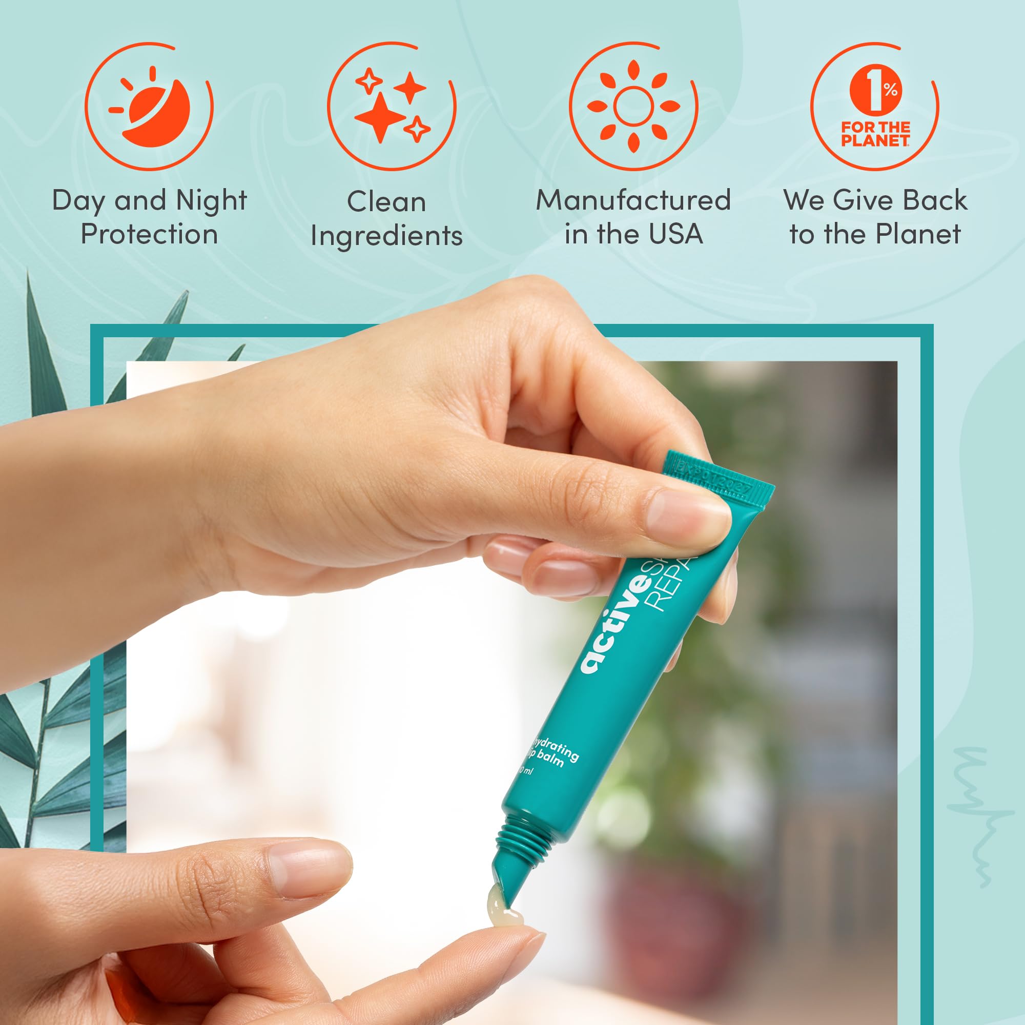 BLDG ACTIVE Manuka honey lip balm closeup shows nourishing oils for softness.