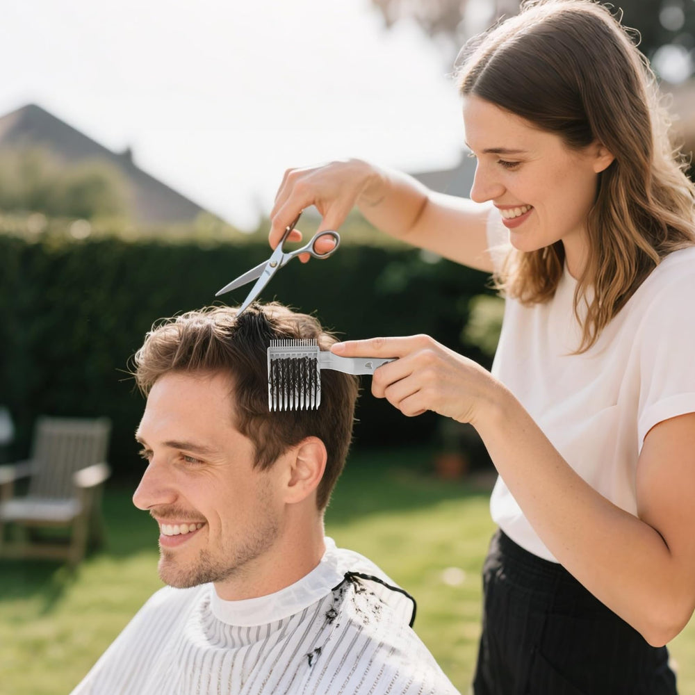 Blend Friend Fade Comb ergonomic handle shown for comfortable, long styling sessions