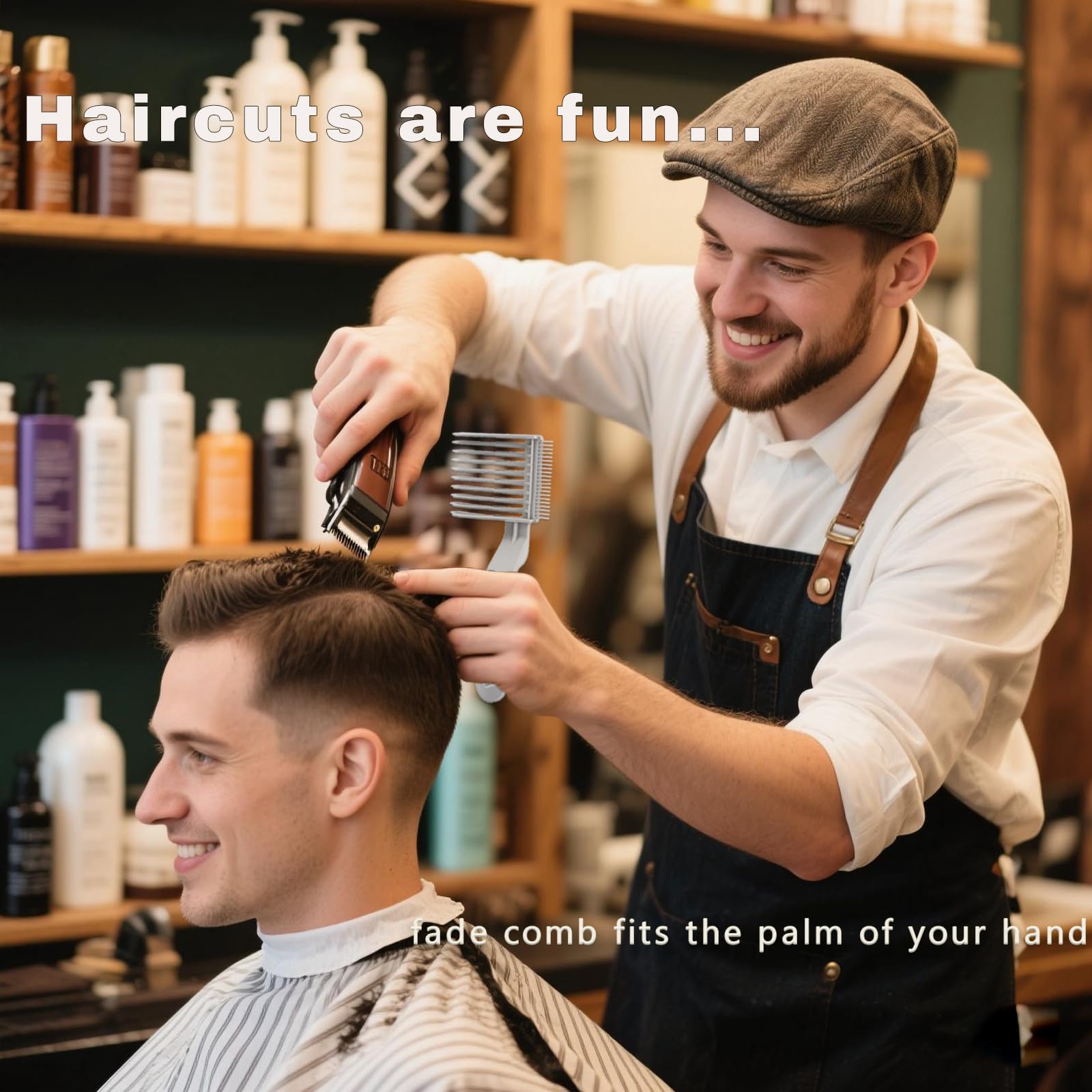 Blend Friend Fade Comb for home use, easy for beginners to master.