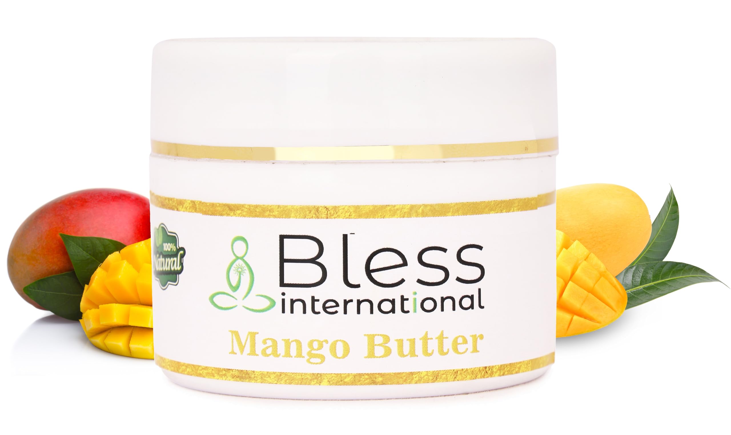 Bless International mango butter in a DIY bowl ready for cream or lotion blends.