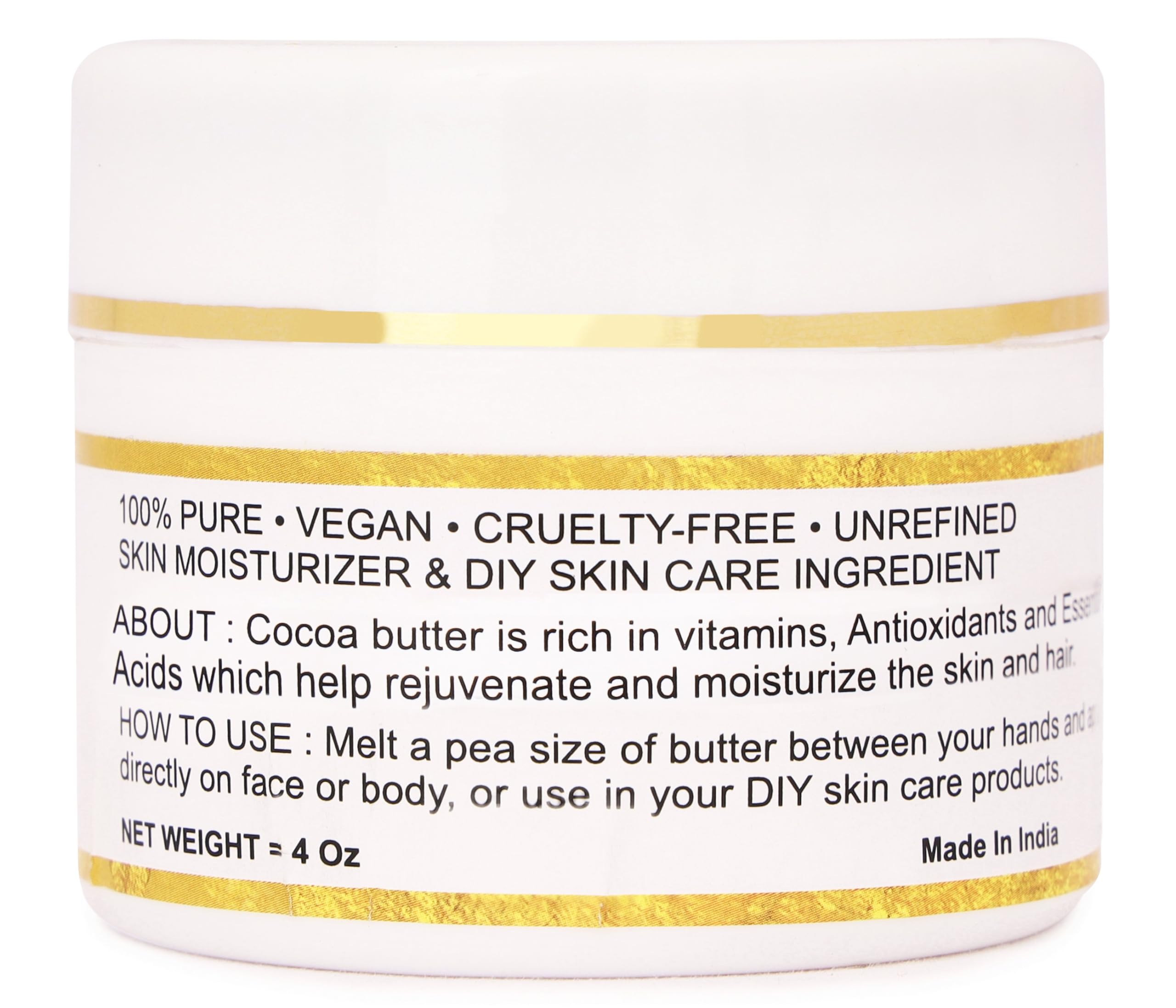 Bless International mango butter softening skin for rough patches and elbows.