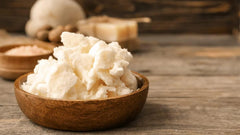 Bless International mango butter texture close-up shows smooth, blendable base for balms.