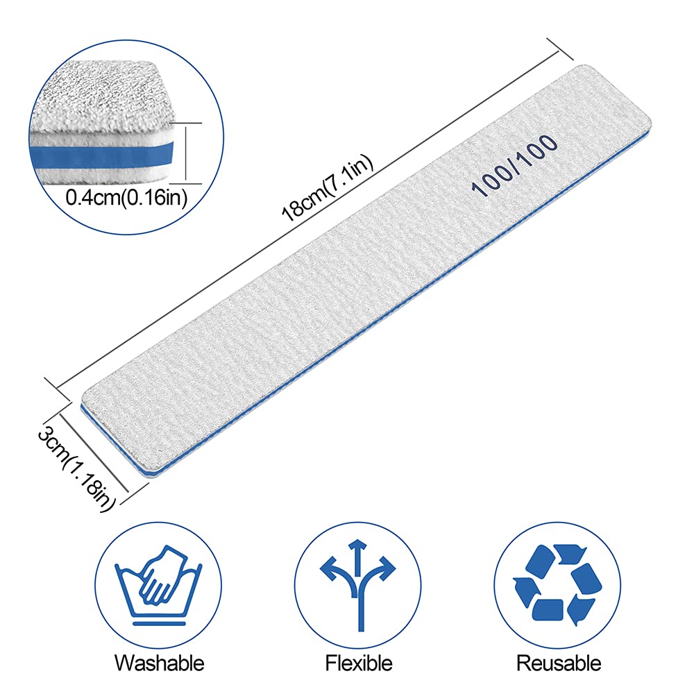 BLESWIN Emery board square thick design for sturdy filing