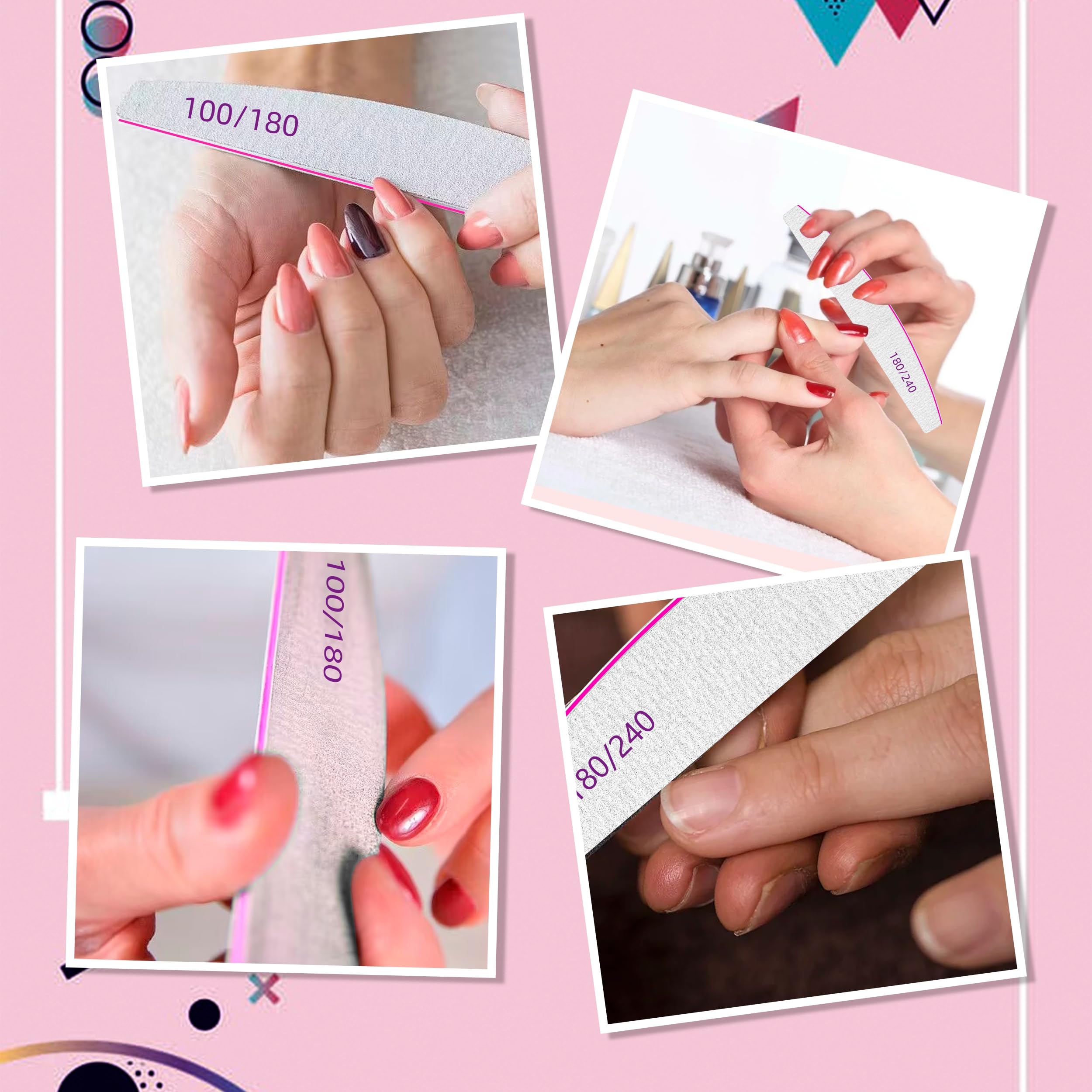 Lima BLESWIN lavable, uso múltiple para uñas naturales y endurecidas.