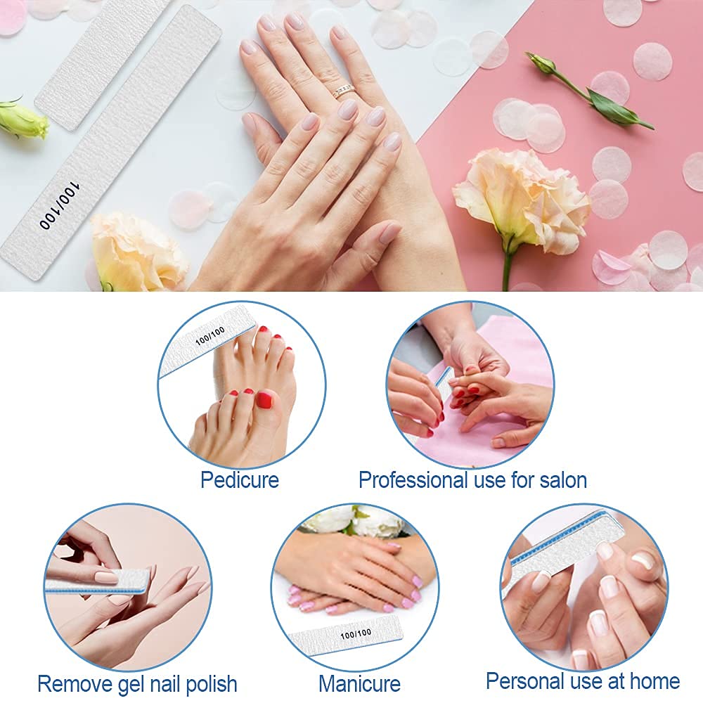 BLESWIN Nail files ideal for salon or home use with professional feel