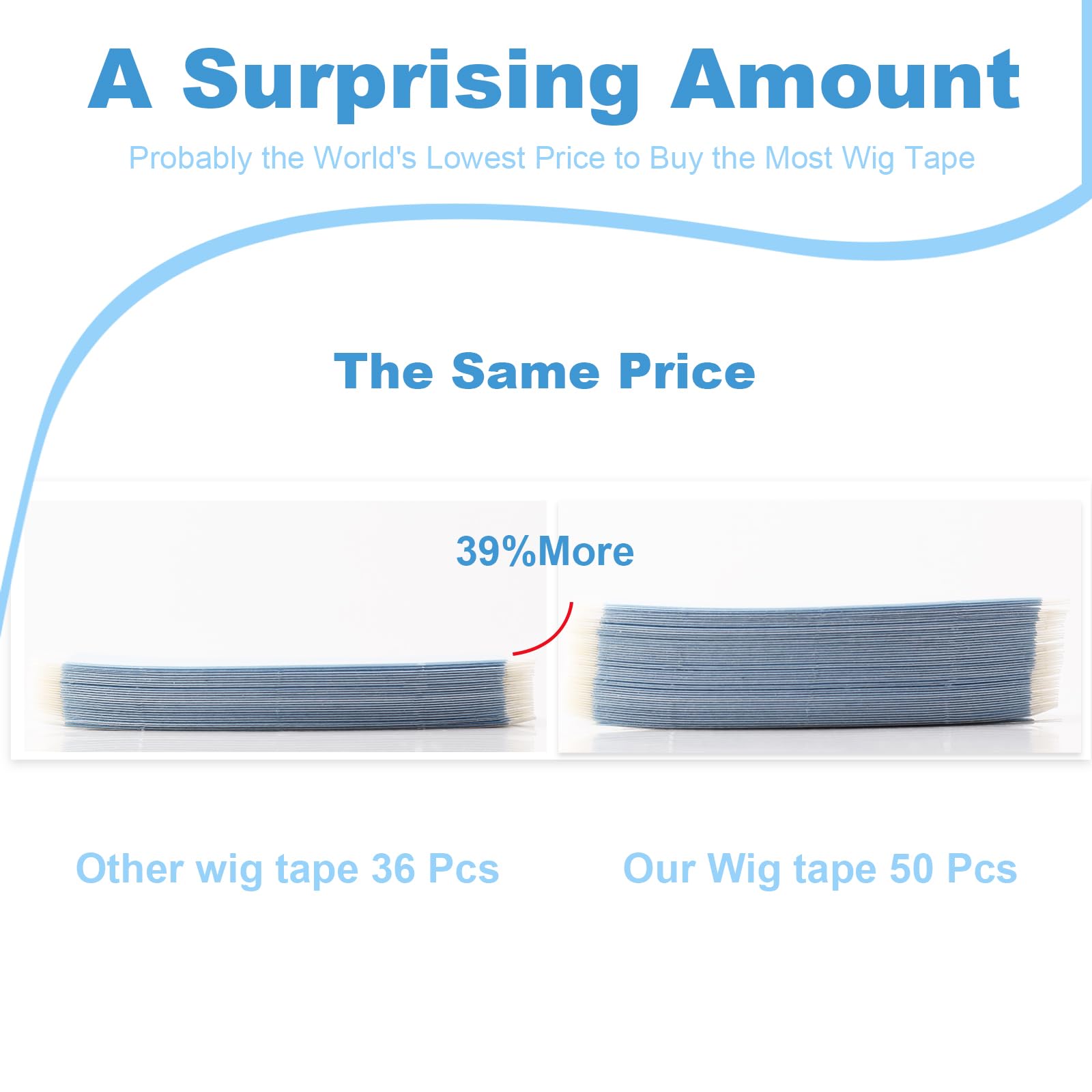 BLHLA wig tape provides long-lasting hold without residue in daily use.