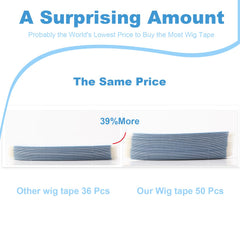 BLHLA wig tape provides long-lasting hold without residue in daily use.