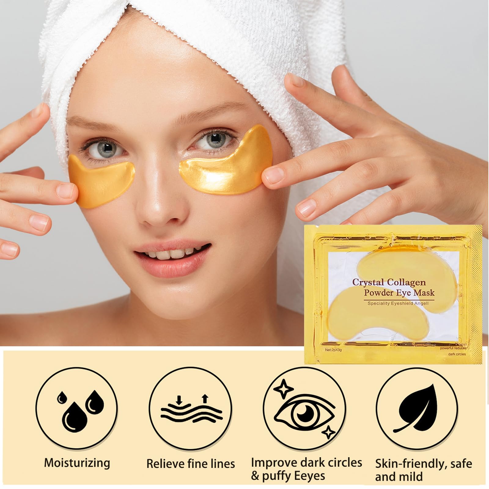 BliBling crystal collagen lip mask closeup highlighting hydrating texture