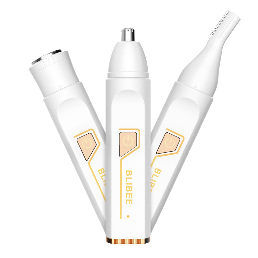BLIBEE 3-in-1 face shaver main view for versatile grooming on nose and brows