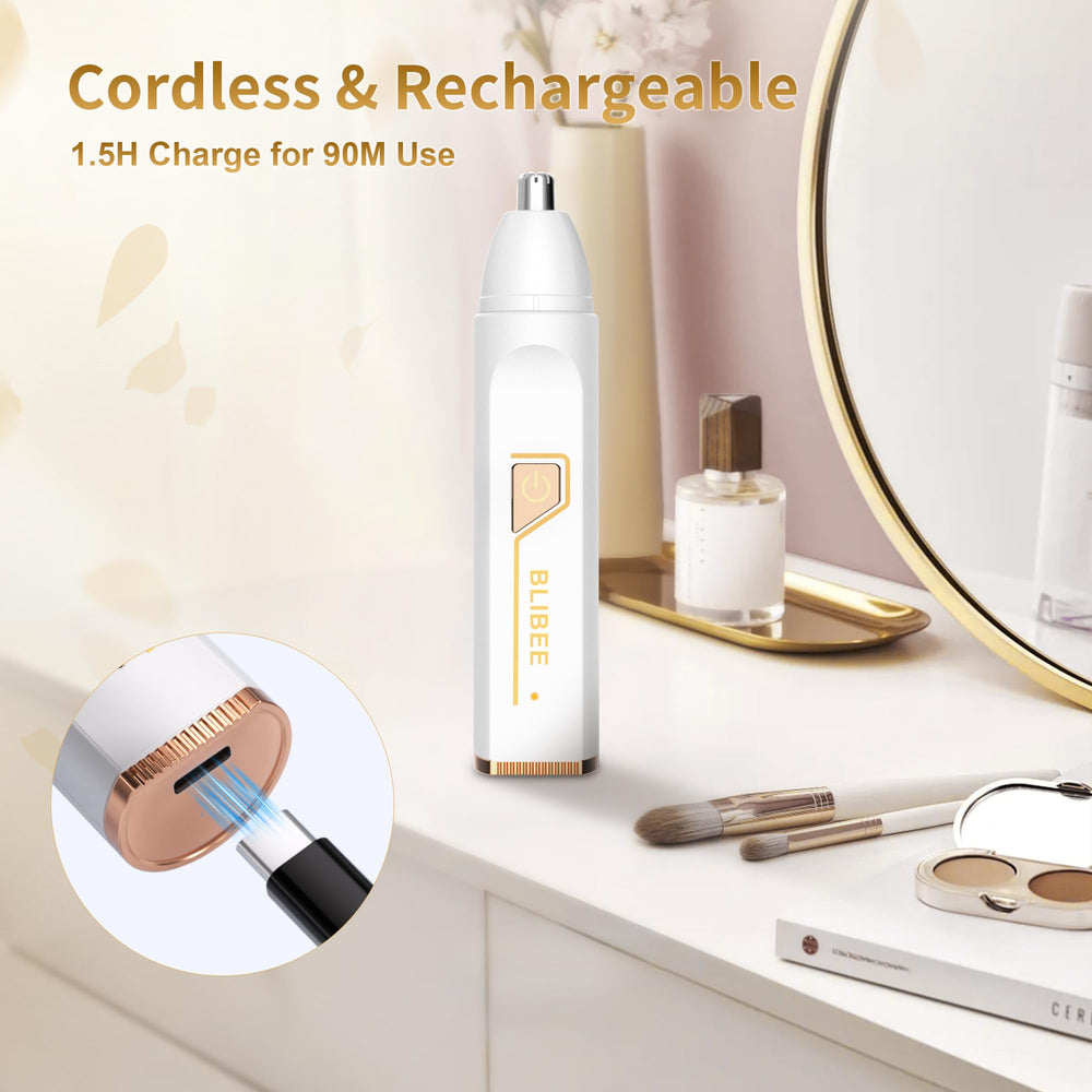 BLIBEE eyebrow trimmer detail for precise shaping and clean lines