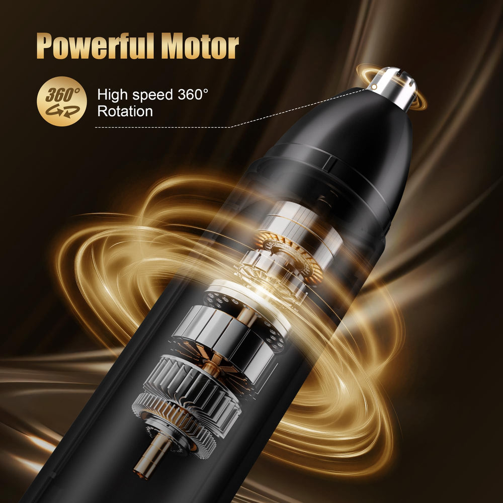 BLIBEE Nose Hair Trimmer 8500RPM motor for fast and efficient trimming.